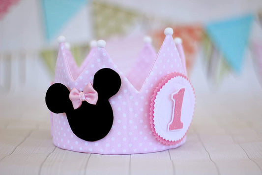 Corona de cumpleaños Minnie Mouse